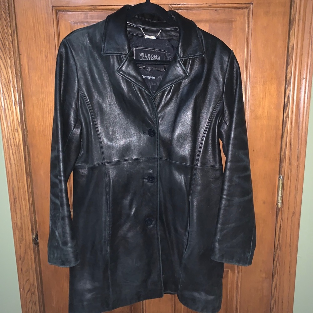 Wilson Leather Button Jacket